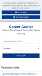 Mobile Screenshot of jobs.gamejobs.com